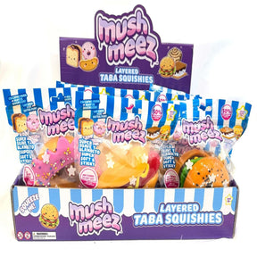 MUSH MEEZ Layered Taba Squishies Limainen Ruoka laj.