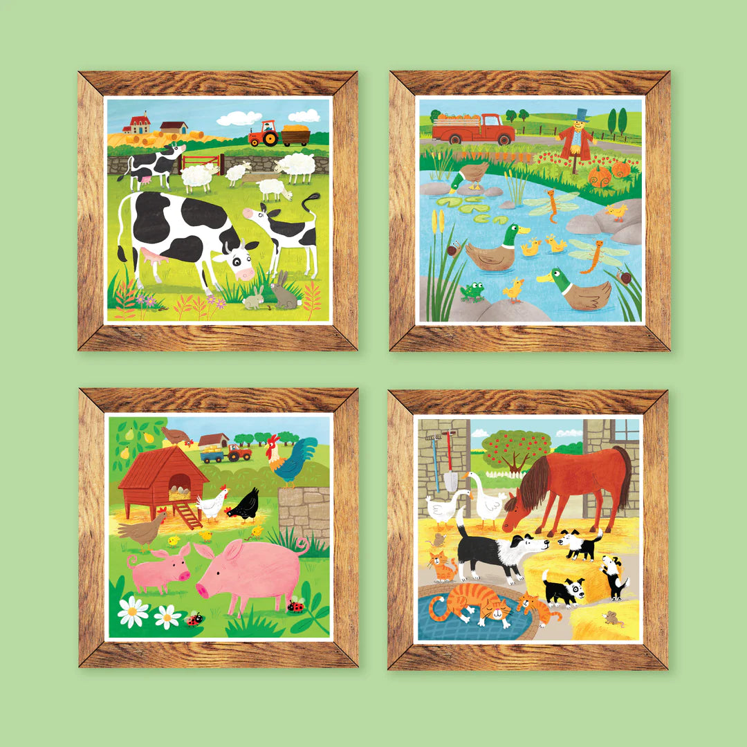 Magic Painting World Vedellä Värjättävät Kuvat- Farm