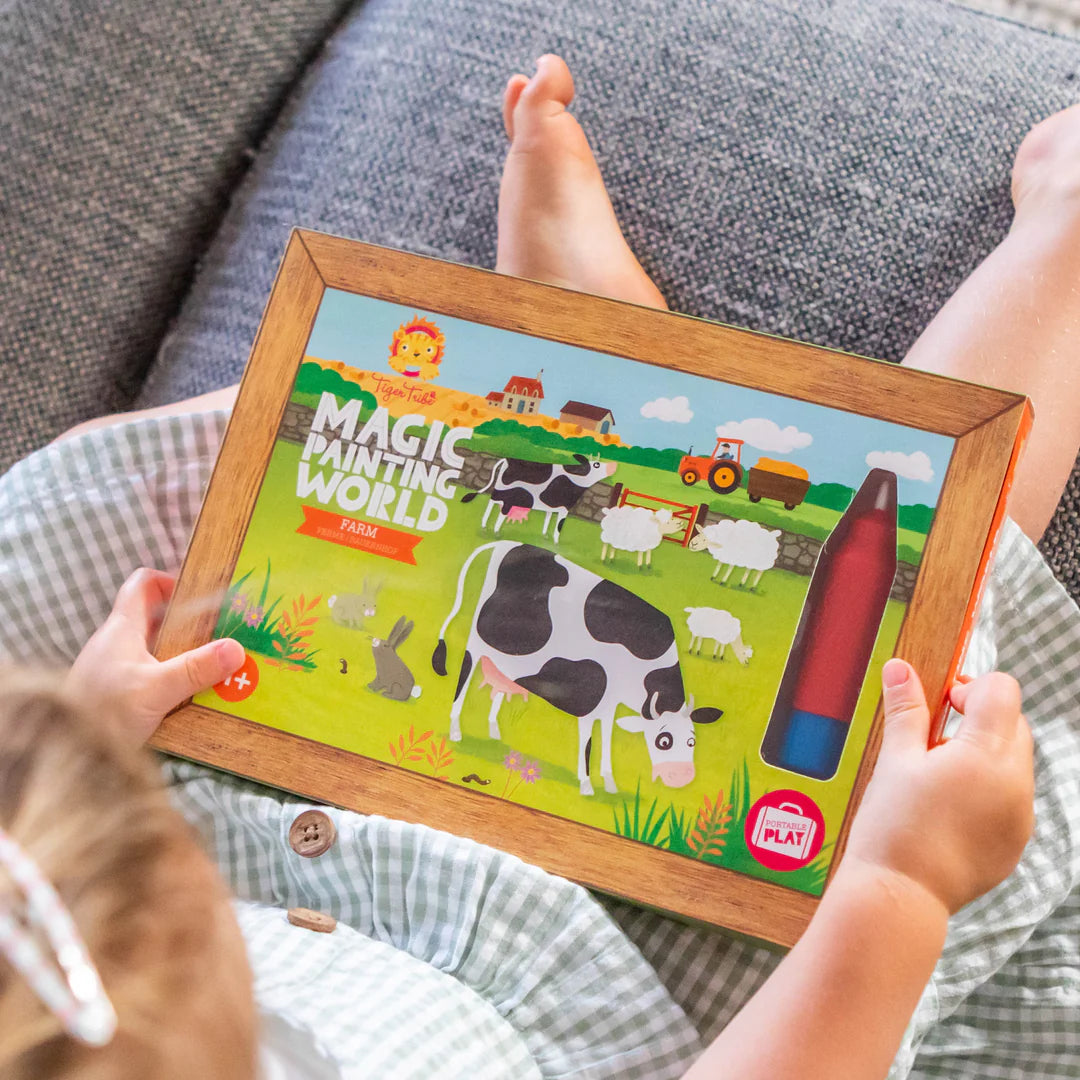 Magic Painting World Vedellä Värjättävät Kuvat- Maatila