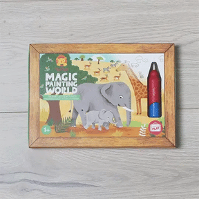 Magic Painting World Vedellä Värjättävät Kuvat- Safari Adventures