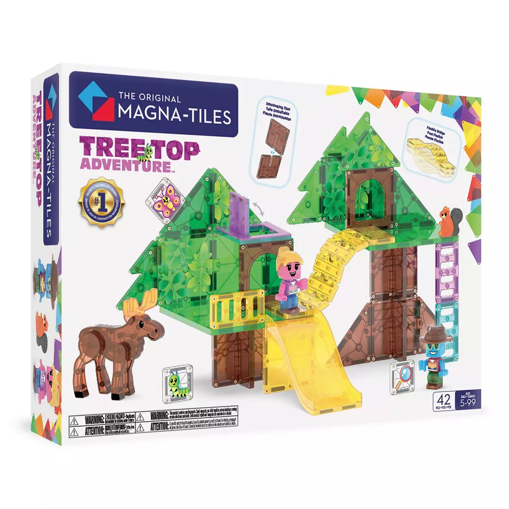 Magna-Tiles Magneettinen Rakennussarja 42 Osaa Tree Top Adventure