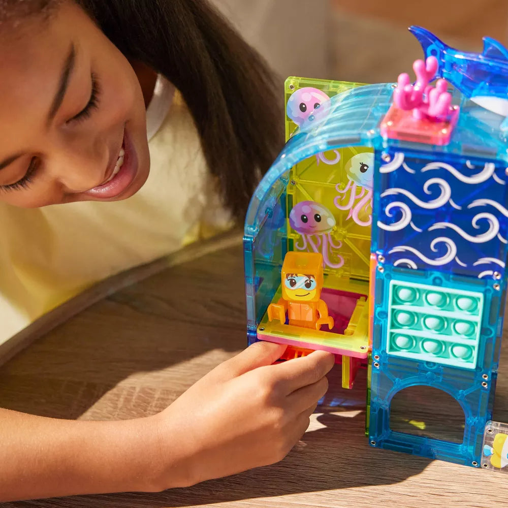 Magna-Tiles Magneettinen Rakennussarja 58 Osaa Undersea Adventure