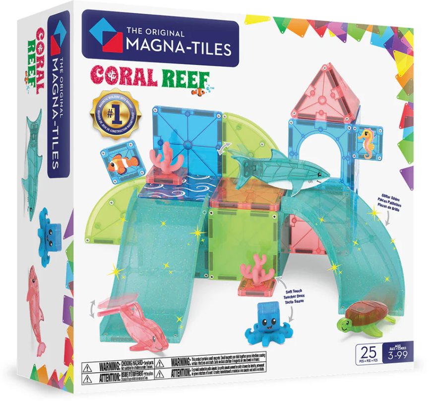 Magna-Tiles Magneettirakennussarja Coral Reef 25 Osaa