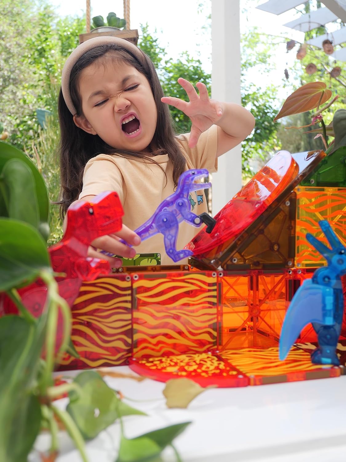 Magna-Tiles Magneettirakennussarja Dinoworld 40 Osaa