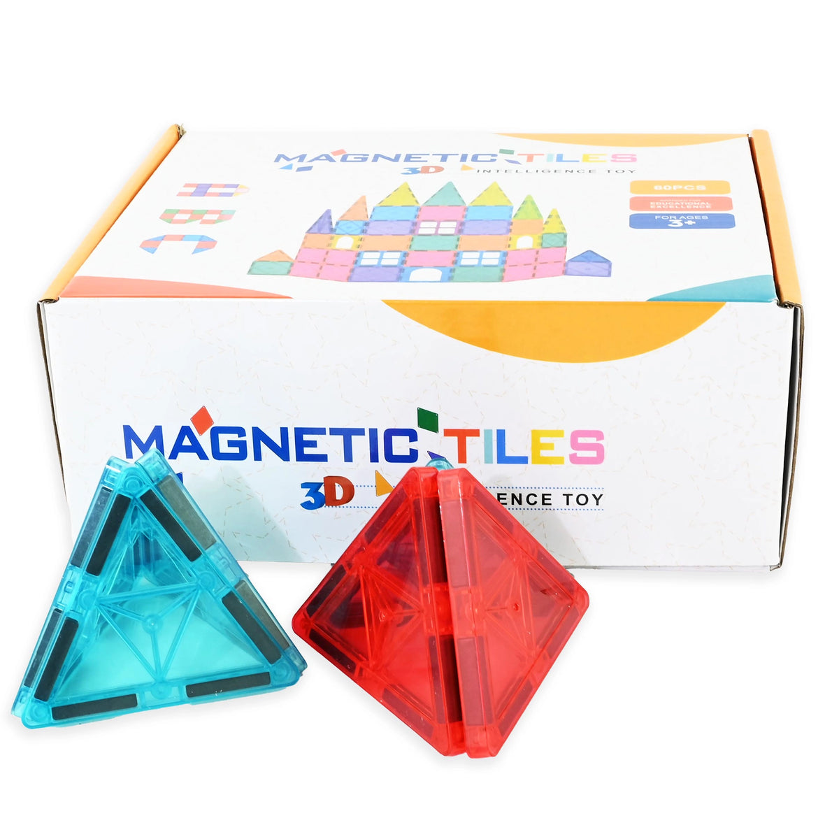 Magneettiset Rakennuspalikat 60 Osaa33