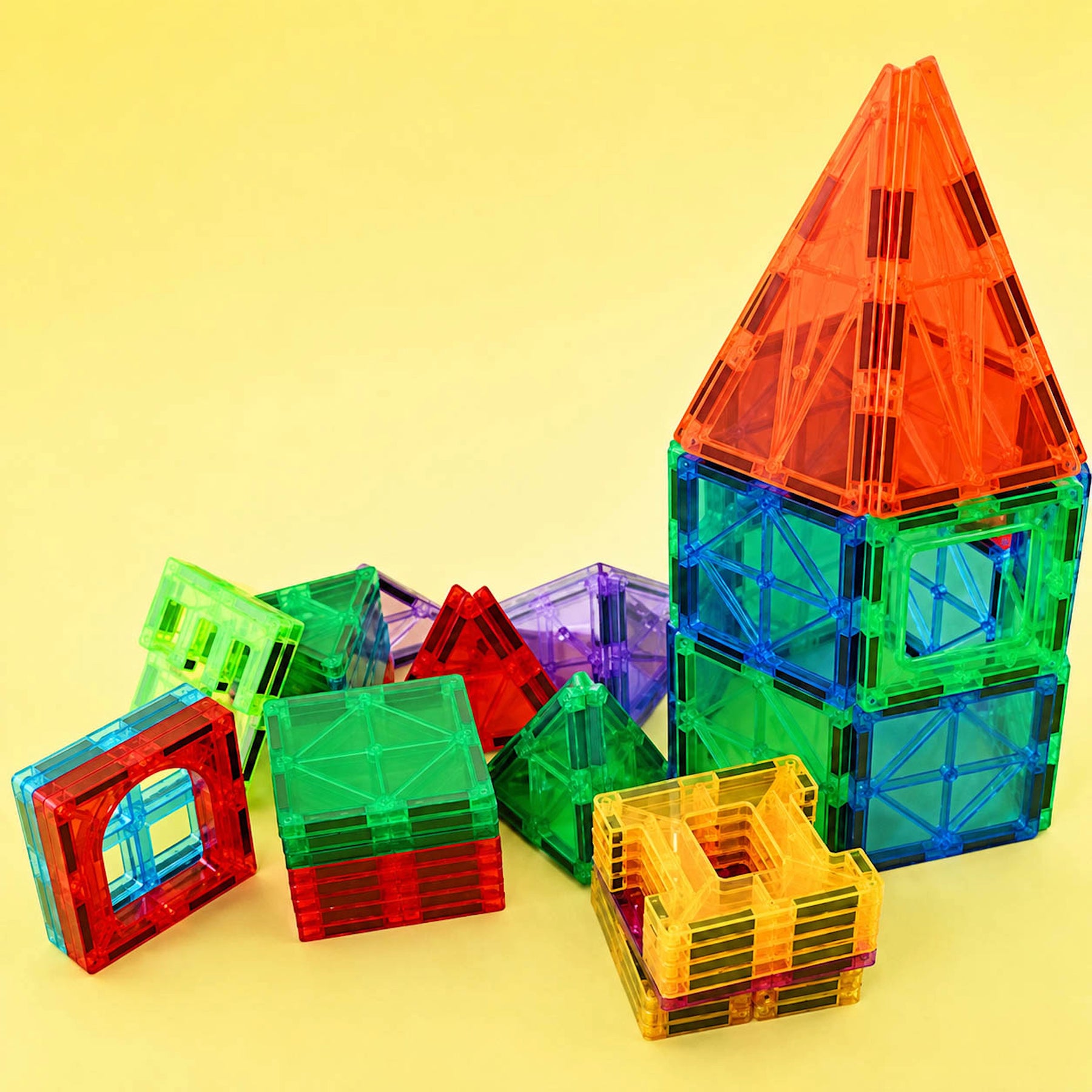 Magnetic Tiles 3D Magneettinen Rakennussarja 38 Osaa