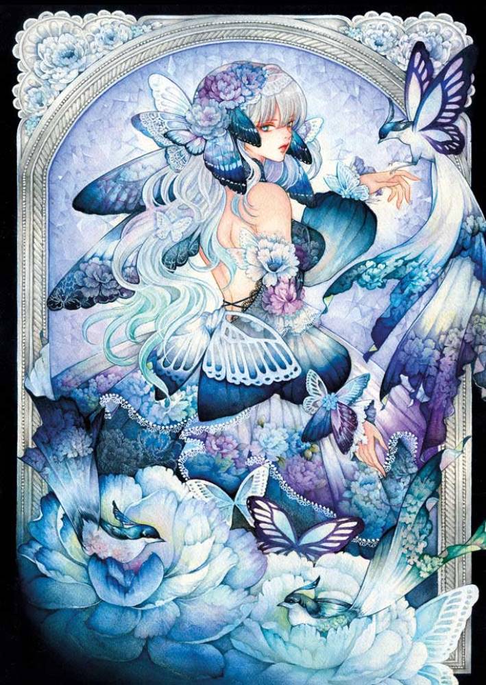 Magnolia Puzzles 1000 Palan Palapeli Midnight Blue Laverinne