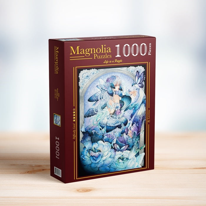 Magnolia Puzzles 1000 Palan Palapeli Midnight Blue Laverinne