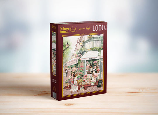 Magnolia Puzzles 1000 Palan Palapeli The Florist