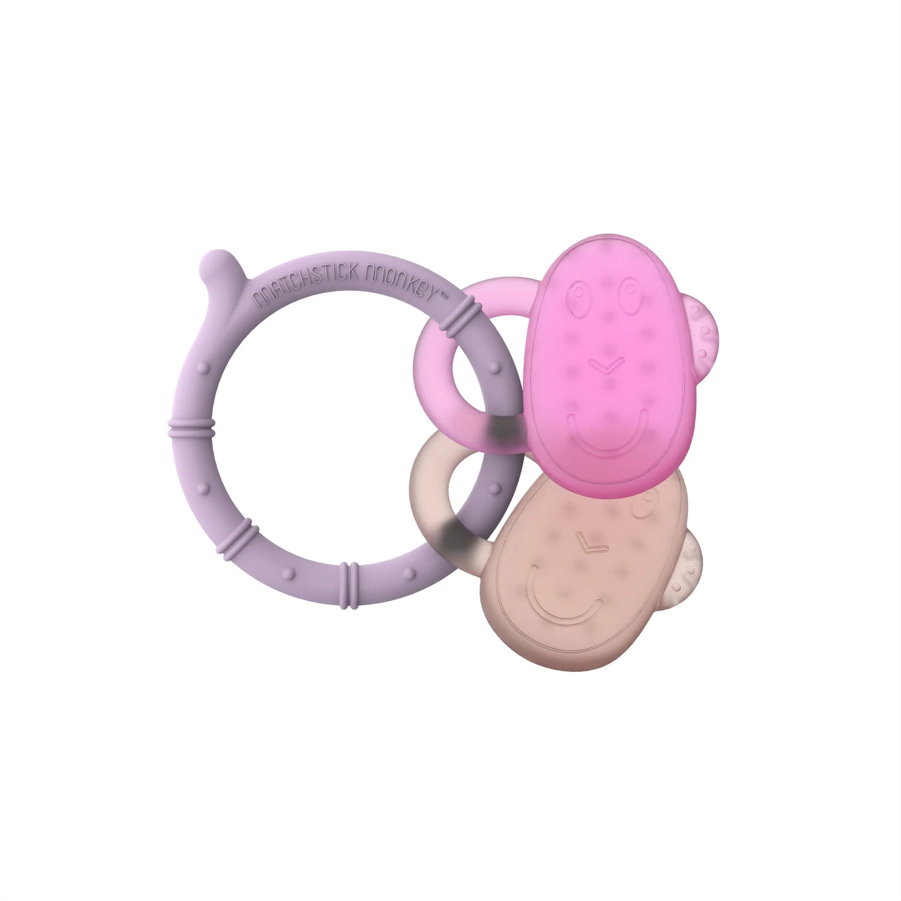 Matchstick Monkey Viilentävä Purulelu Pinkki
