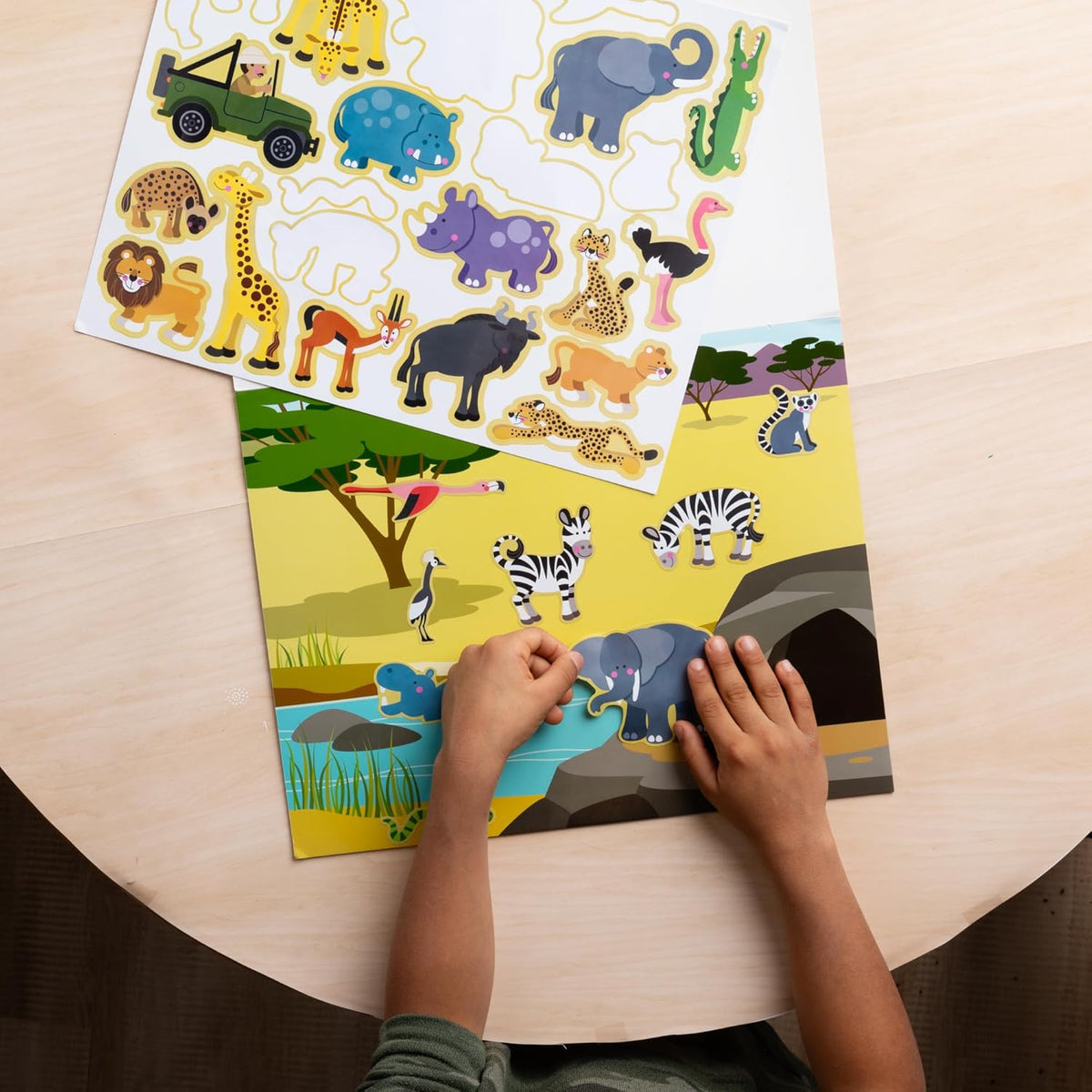 Melissa & Doug Elinympäristöt Tarrasetti/Tarratarina