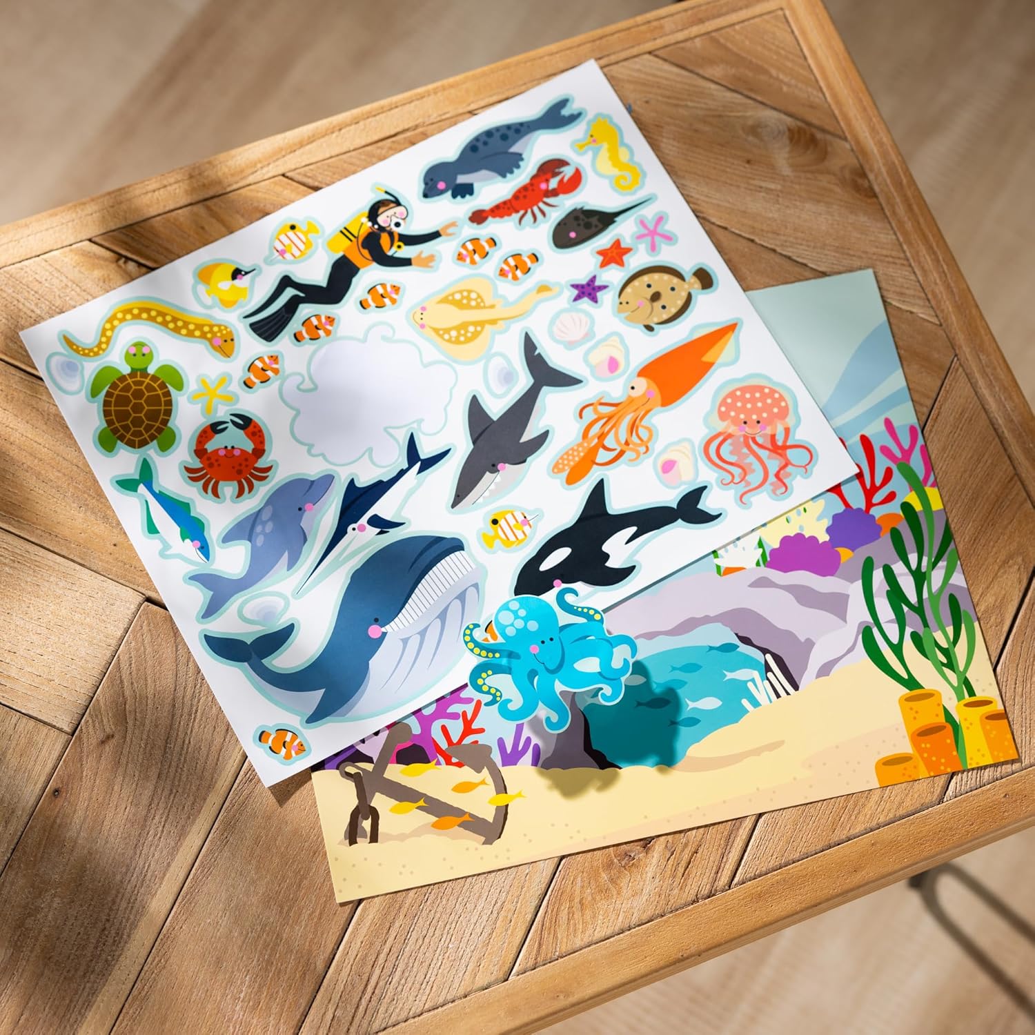 Melissa & Doug Elinympäristöt Tarrasetti/Tarratarina