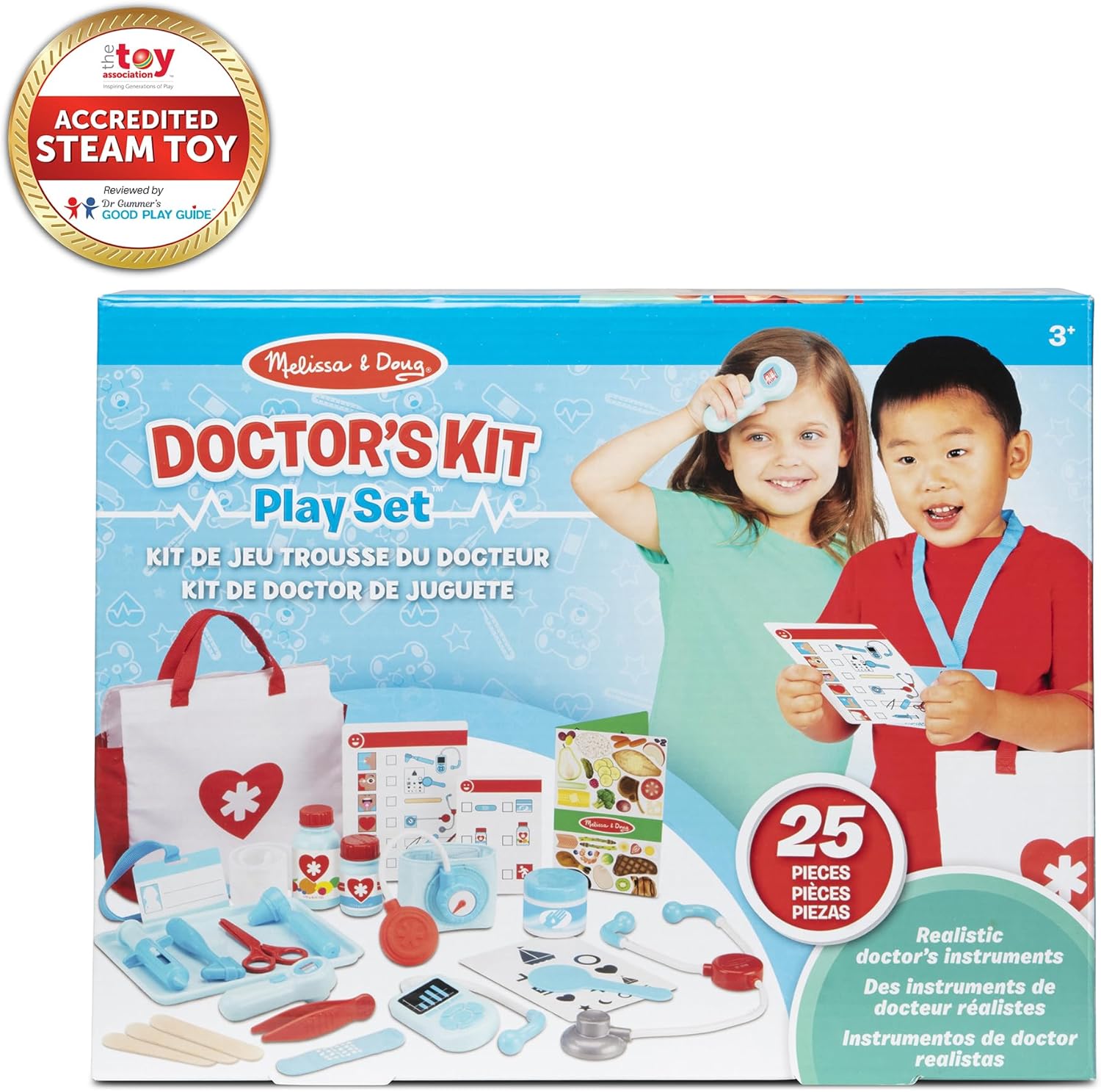 Melissa & Doug Get Well Lasten Lääkäri Leikkisetti