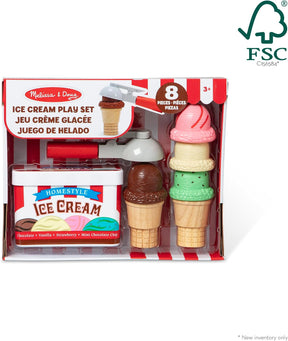 Melissa & Doug Scoop & Stack Ice Cream Jäätelö Leikkisetti