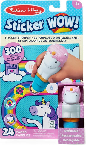 Melissa & Doug Sticker Wow Tarralehtiö/Askartelu Yksisarvinen