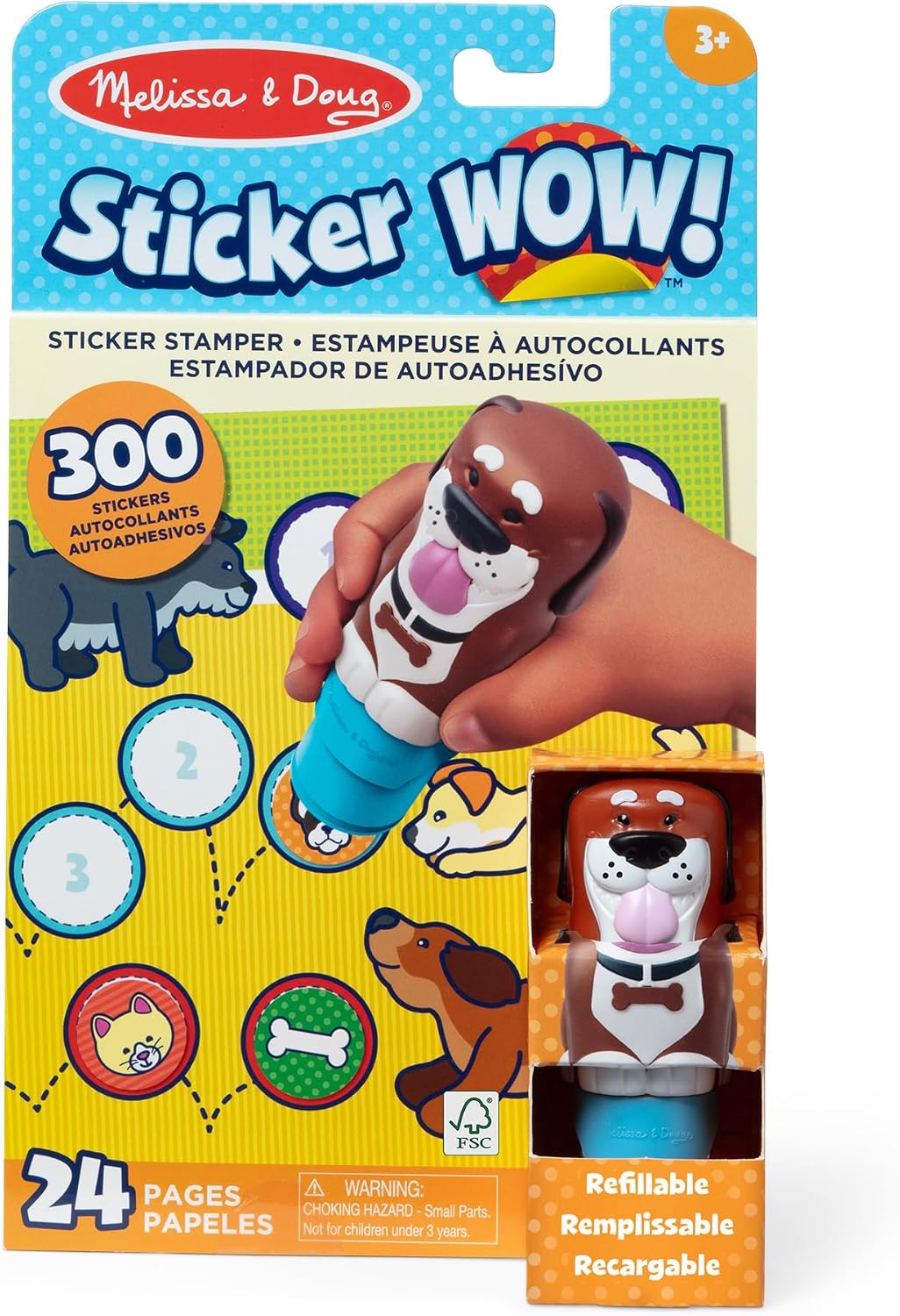 Melissa & Doug Sticker Wow! Tarralehtiö Koira