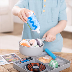 Melissa & Doug Water & Wow Simmer & Stir Hella Taikamaalaus Leikkisetti