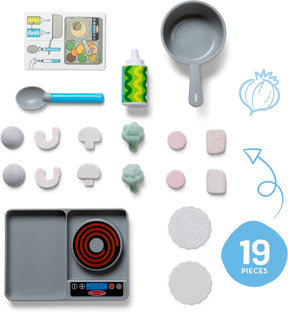 Melissa & Doug Water & Wow Simmer & Stir Hella Taikamaalaus Leikkisetti