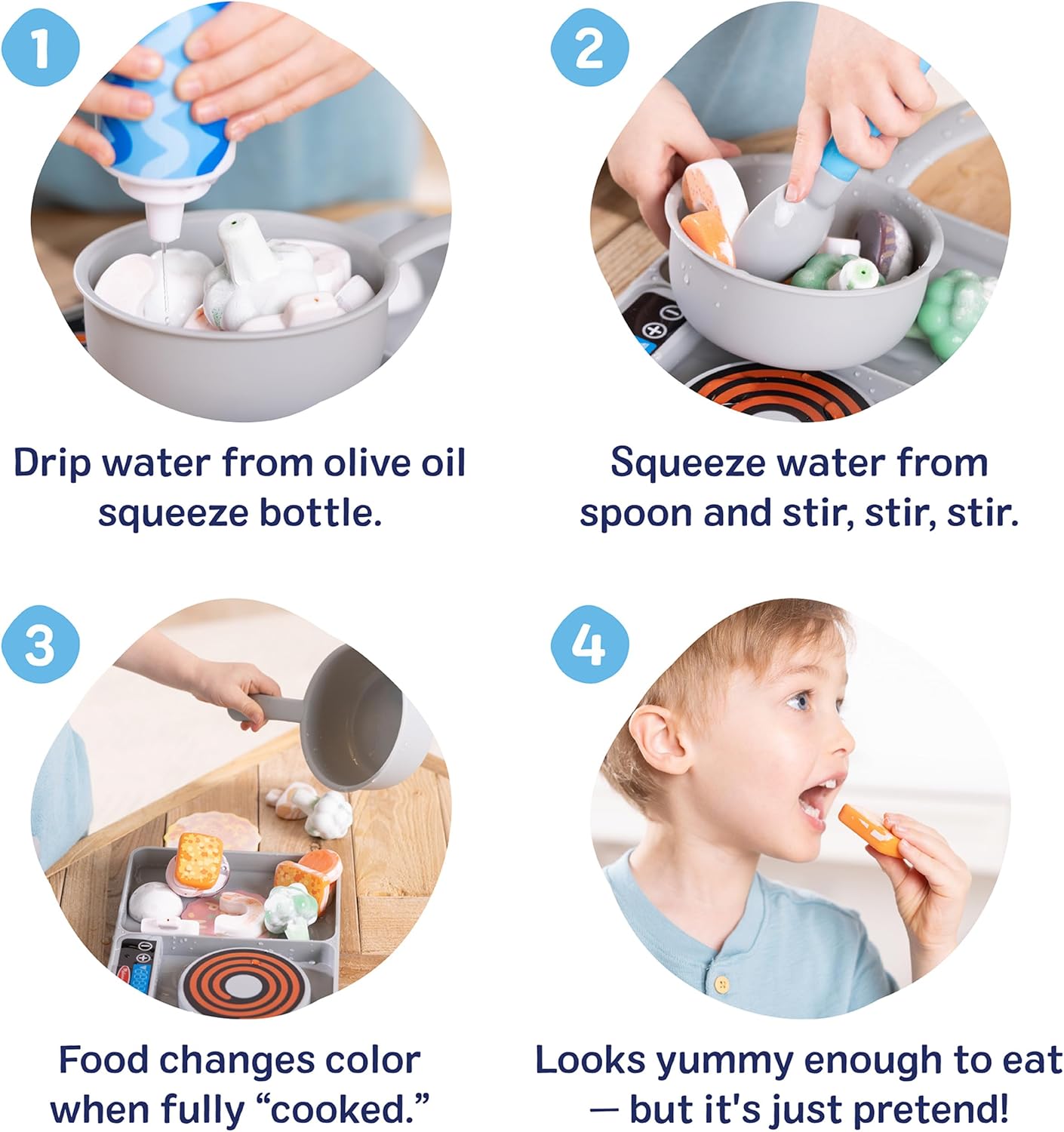 Melissa & Doug Water & Wow Simmer & Stir Hella Taikamaalaus Leikkisetti