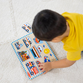 Melissa & Doug Äänipalapeli/Nuppipalapeli Ajoneuvot