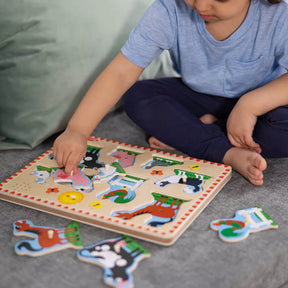 Melissa & Doug Äänipalapeli/Nuppipalapeli Maatilan Eläimet