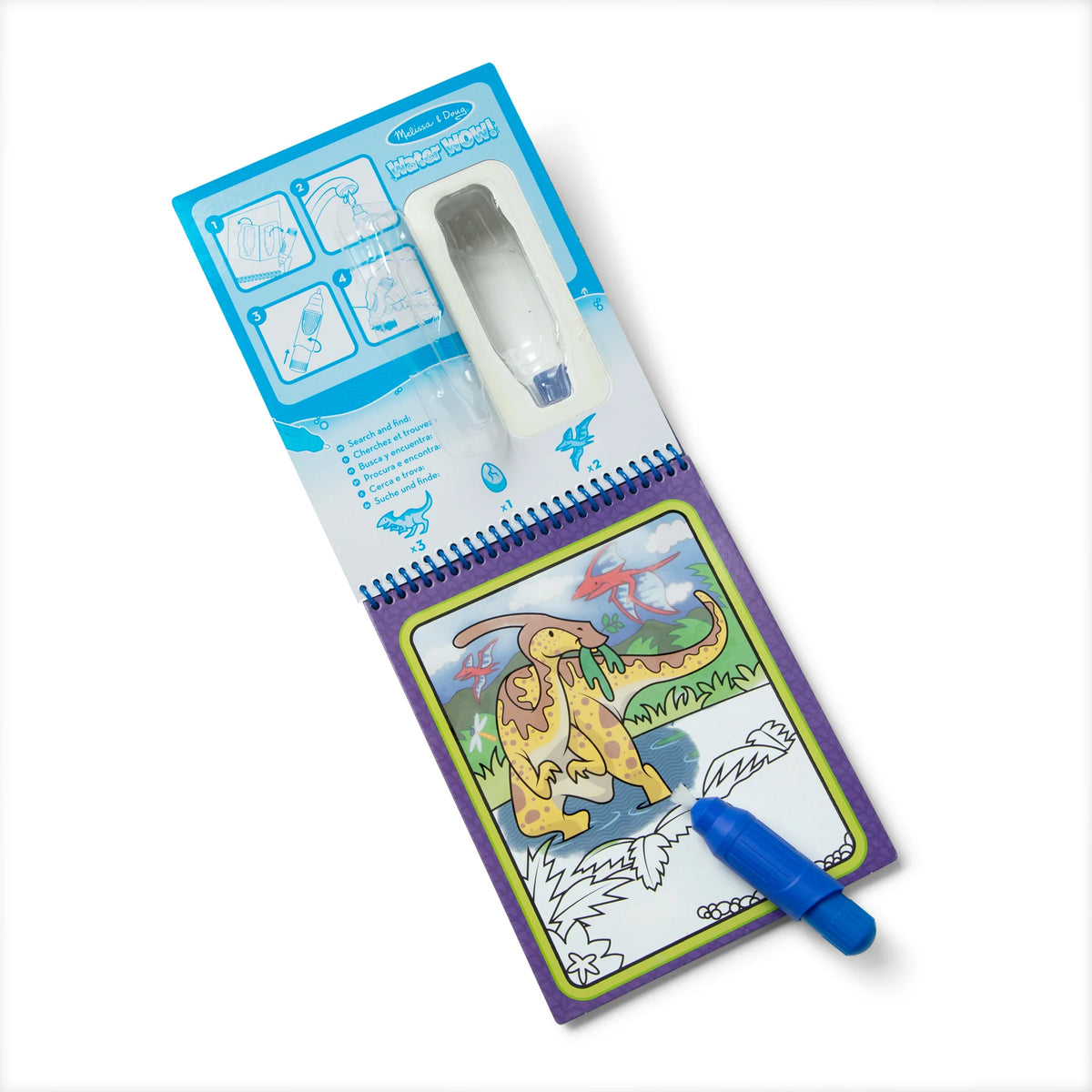 Melissa and Doug Water Wow! Vedellä Värjättävät Kuvat Dinosaurus