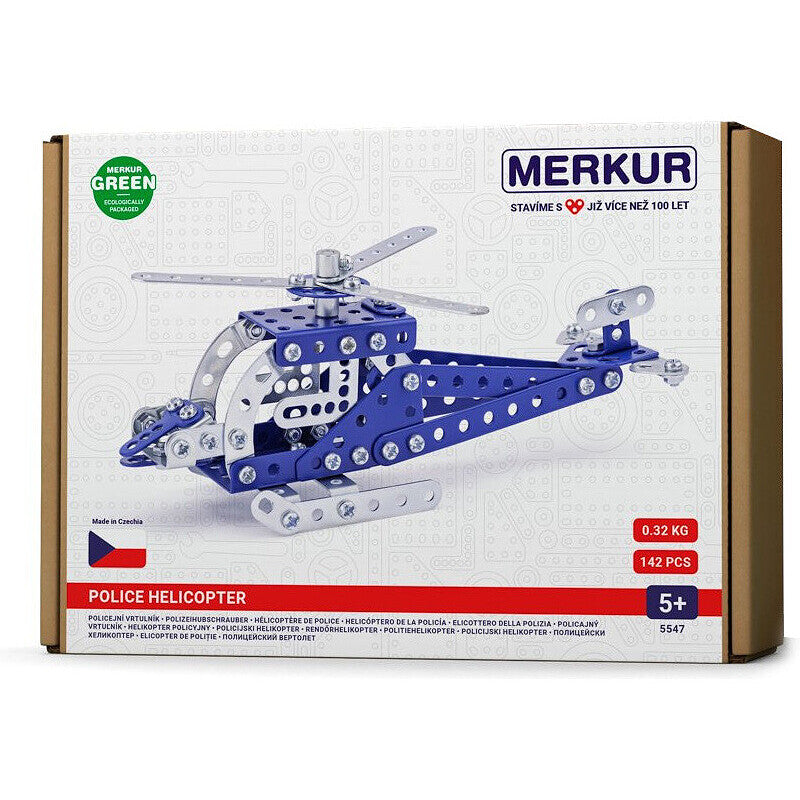 Merkur Metallinen Rakennussarja 5547 Poliisihelikopteri