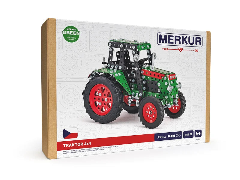Merkur Metallinen Rakennussarja 6162 Traktori 4x4