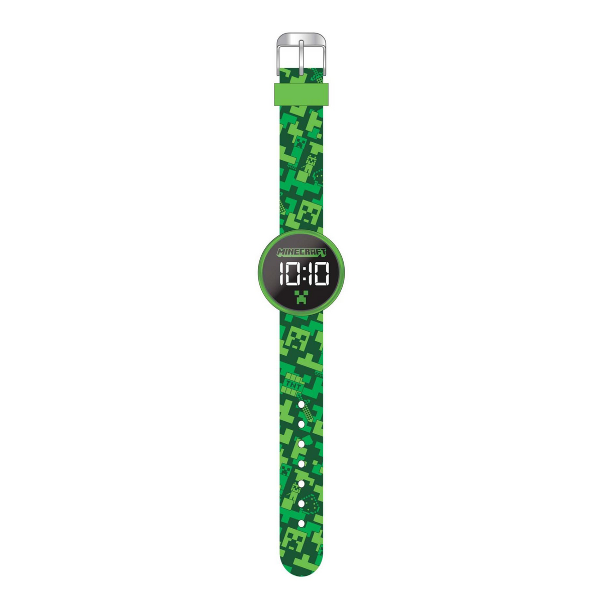 Minecraft LED Lasten Kello Pyöreällä Kellotaululla