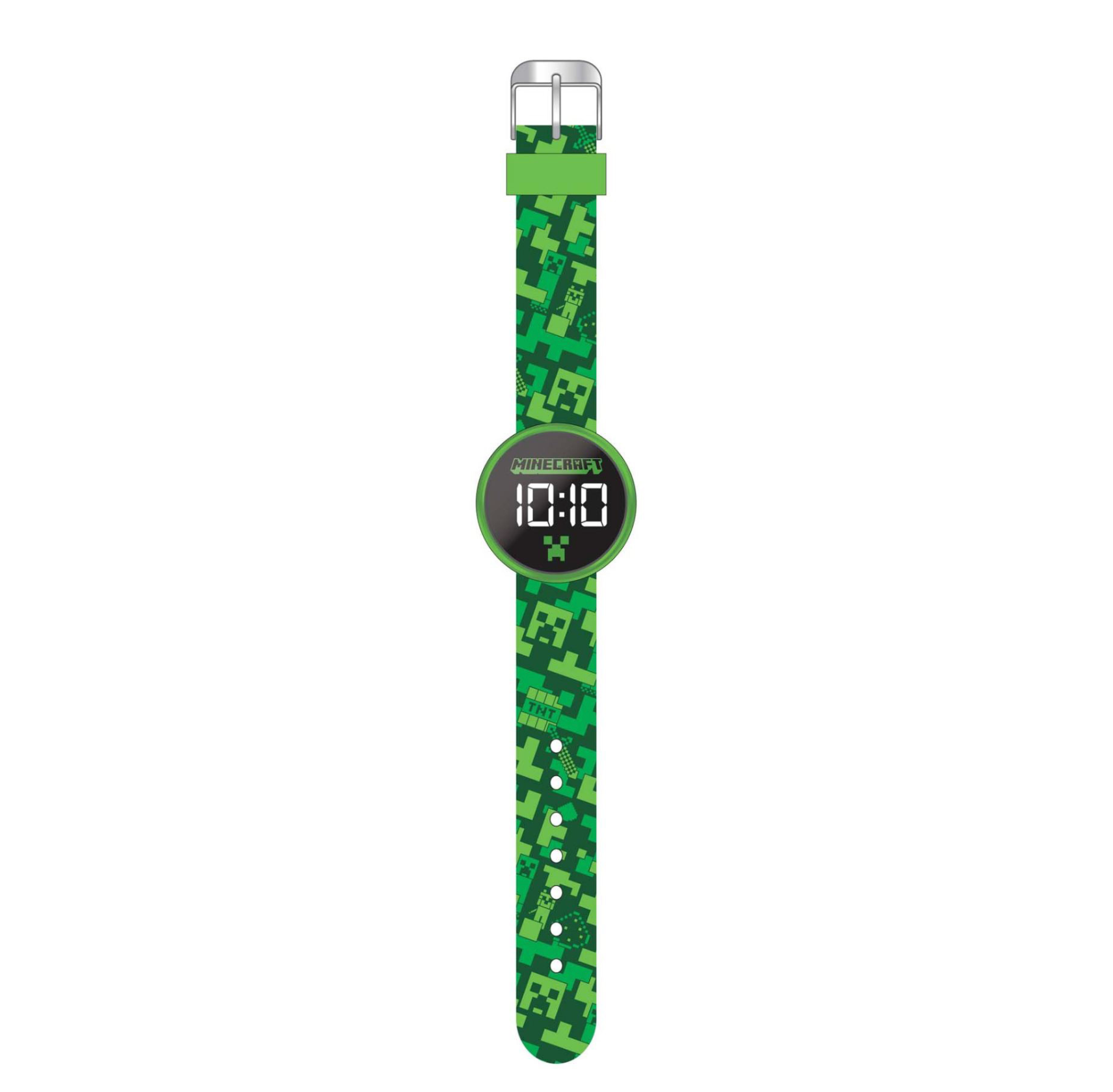 Minecraft LED Lasten Kello Pyöreällä Kellotaululla