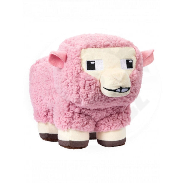 Minecraft Movie Pink Sheep Mouton Rose Pehmolelu 22cm