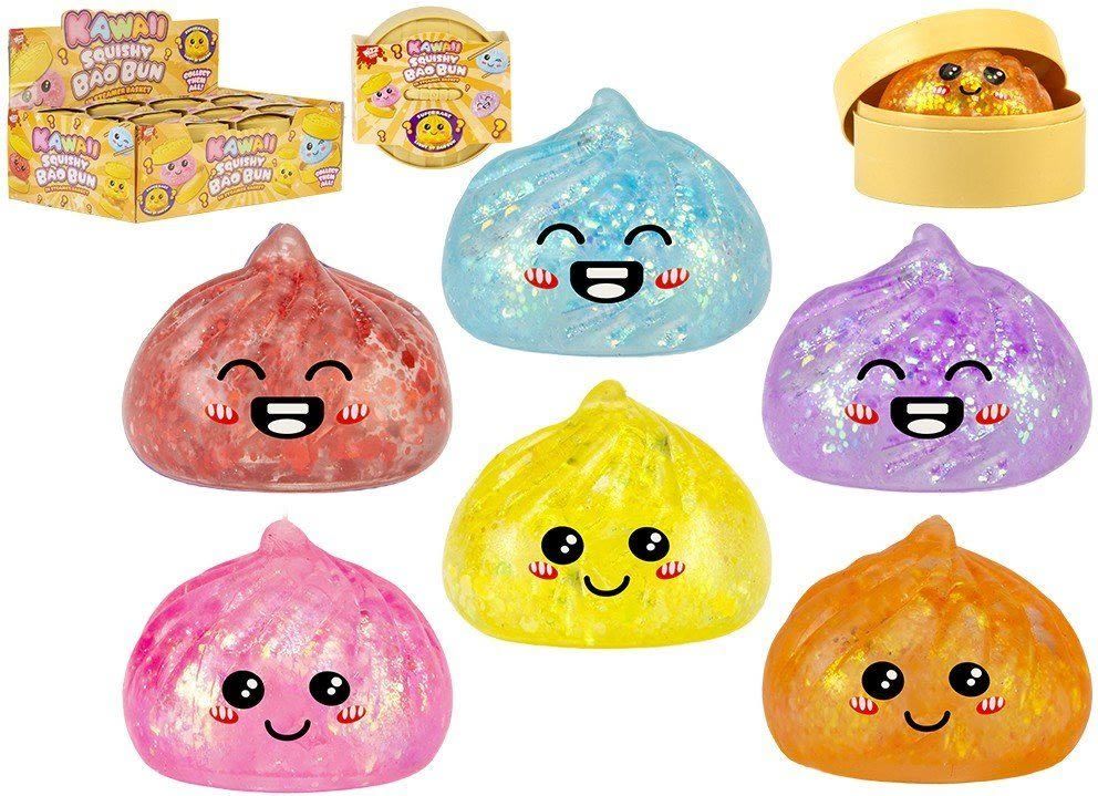 vMini Dumpling Puristeltava Glitter Hymynaamalla 1 kpl