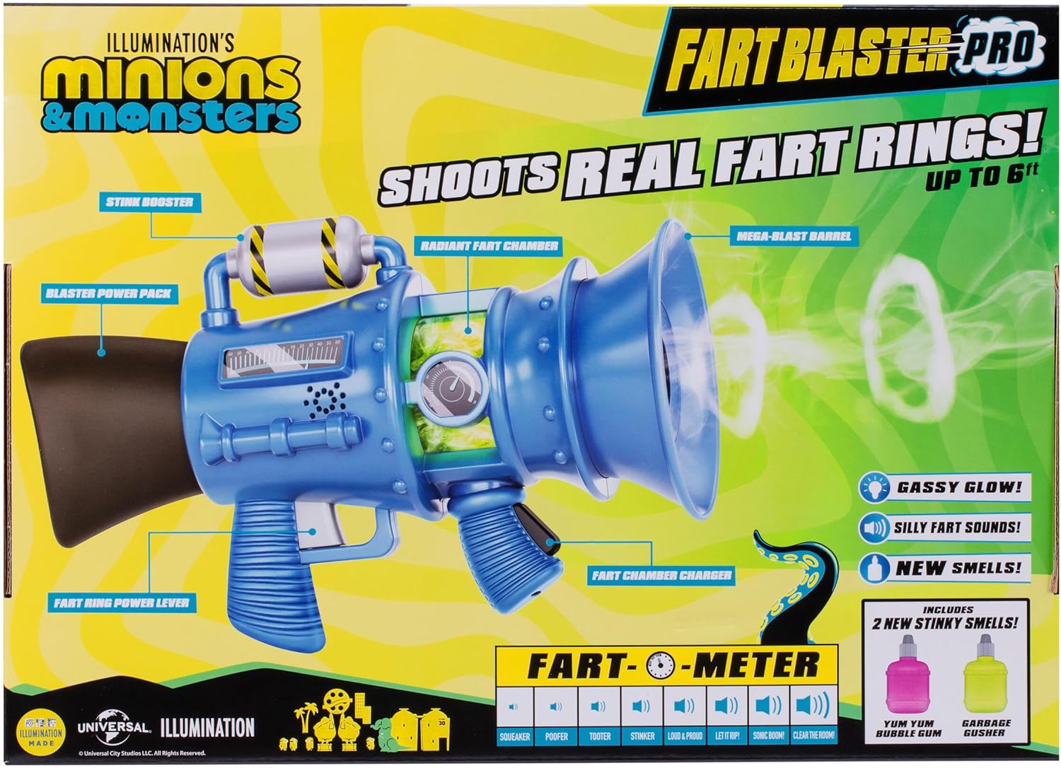 Minions & Monsters Fart Blaster Pro - Pierupyssy 35 cm