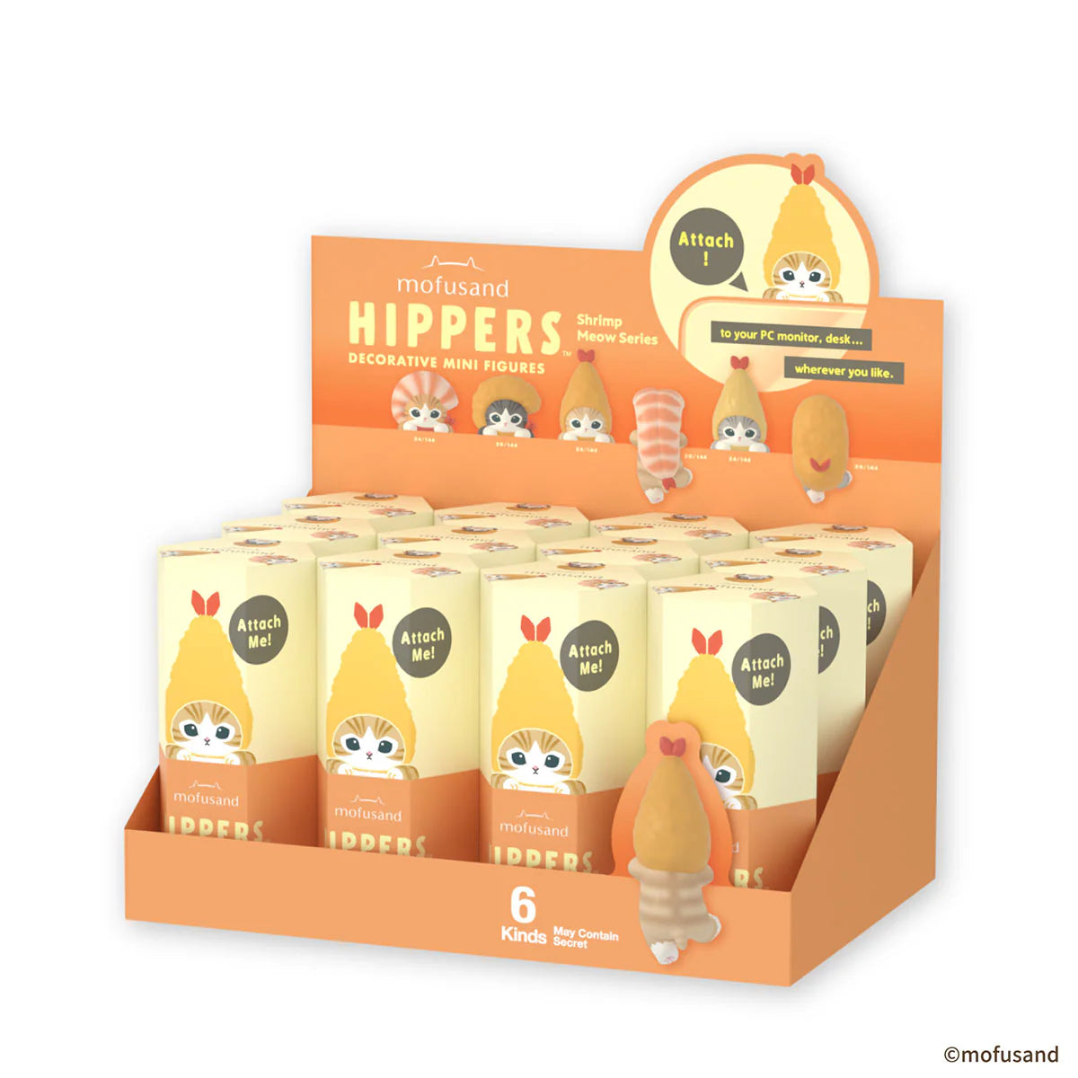 Mofusand Hippers Shrimp Meow Series Yllätyshahmopakkaus
