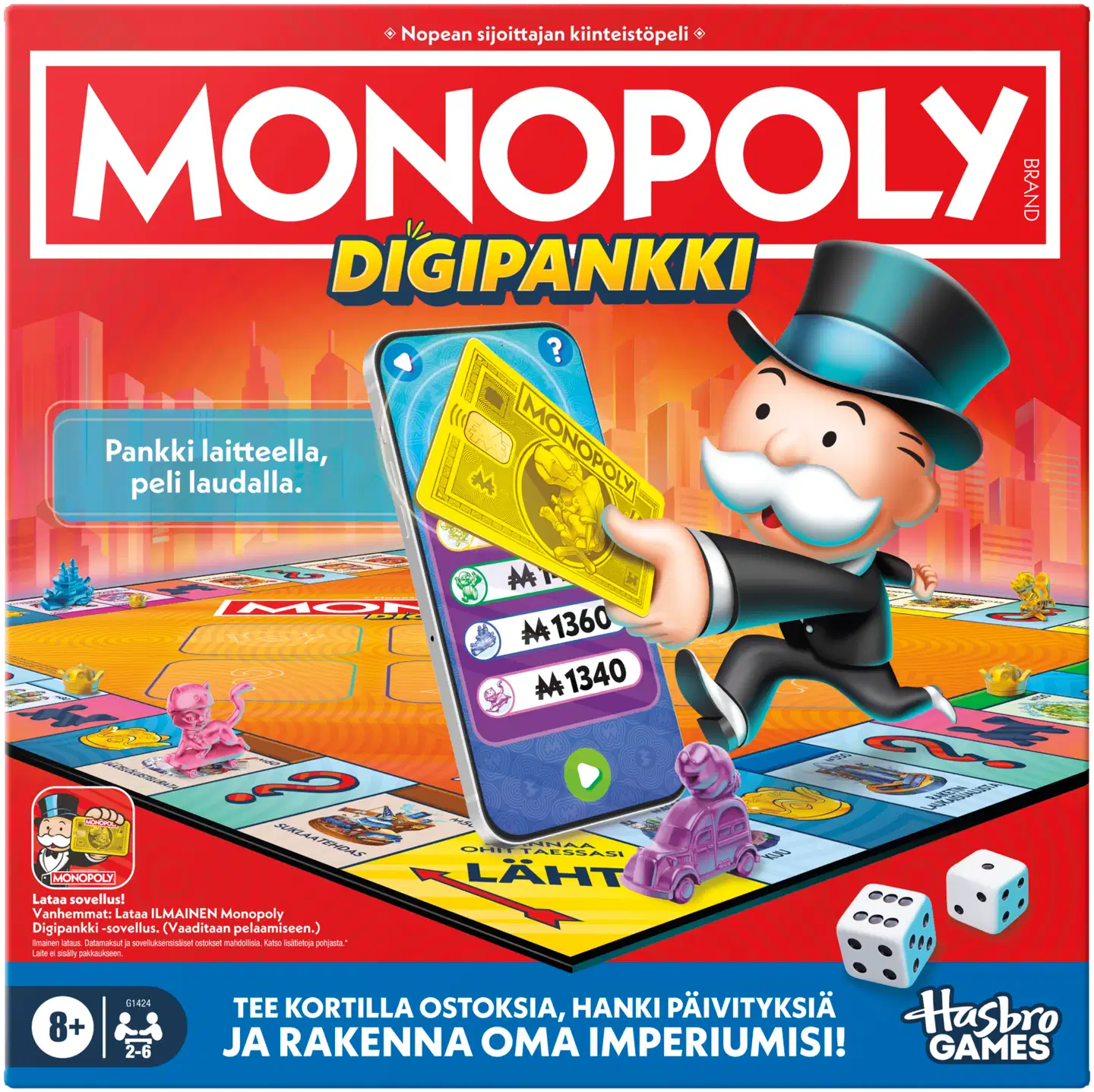 Monopoly Digipankki Lautapeli
