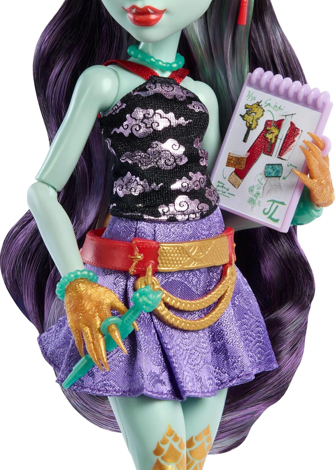Monster High Jinafire Long ja Tarvikkeita