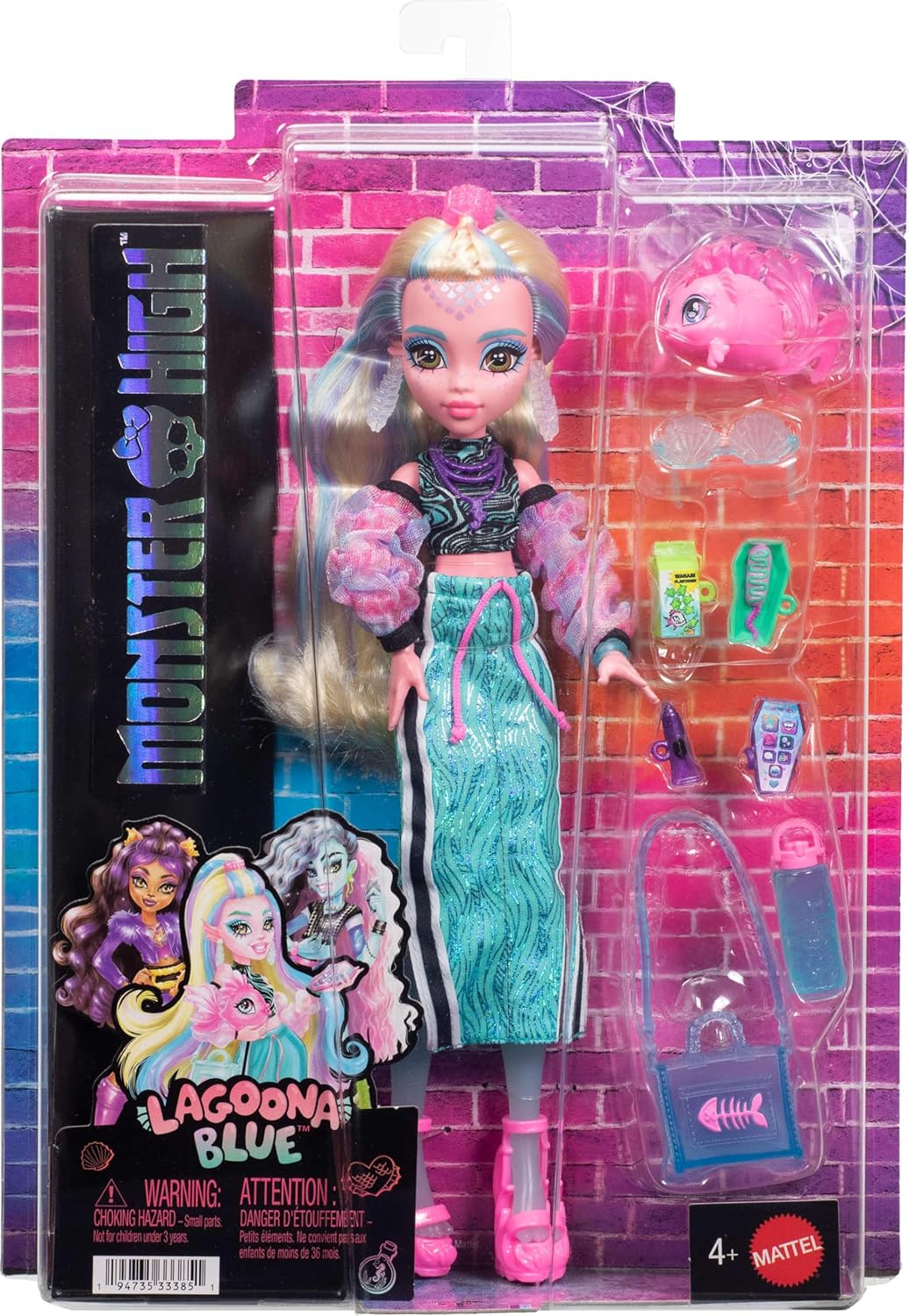 Monster High Lagoona Blue Muotinukke