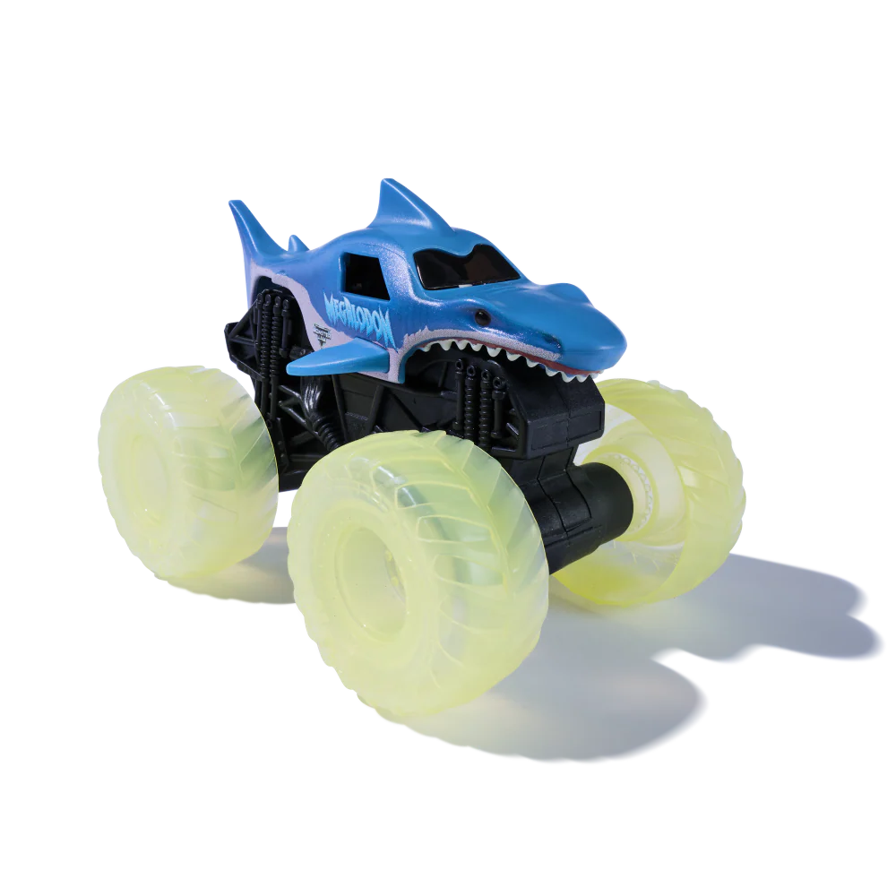Monster Jam Light Up Wheels Megalodon Monsteriauto 1:43