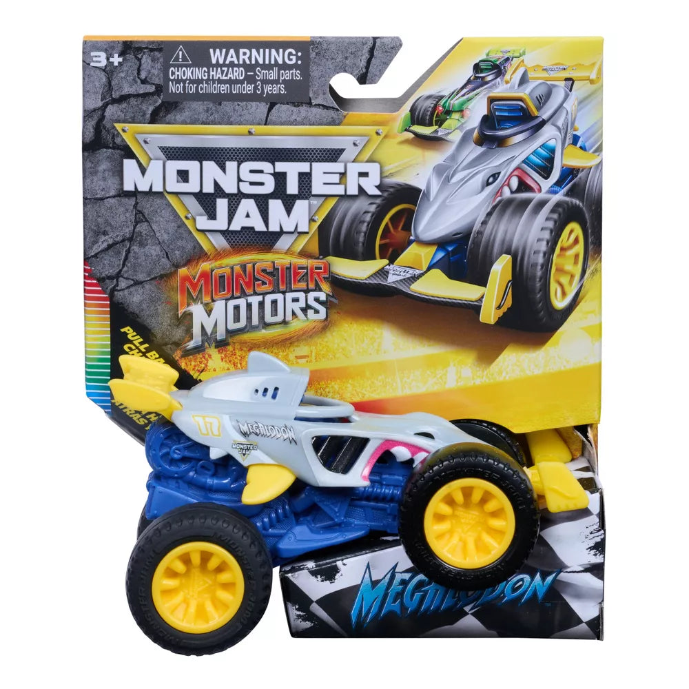 Monster Jam Monster Motors Pullback Megalodon