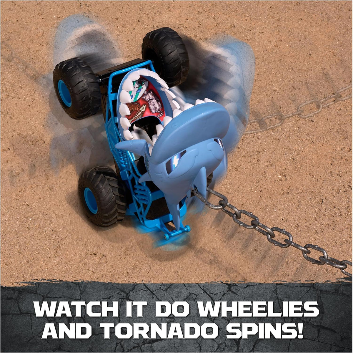 vMonster Jam RC Chomping Megalodon Radio-ohjattava Auto