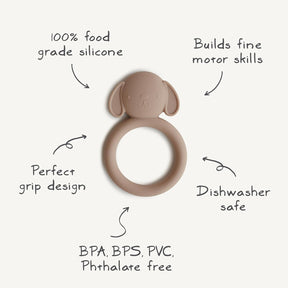 Mushie Teether Purulelu Koira