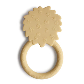 Mushie Teether Purulelu Lion Soft Yellow