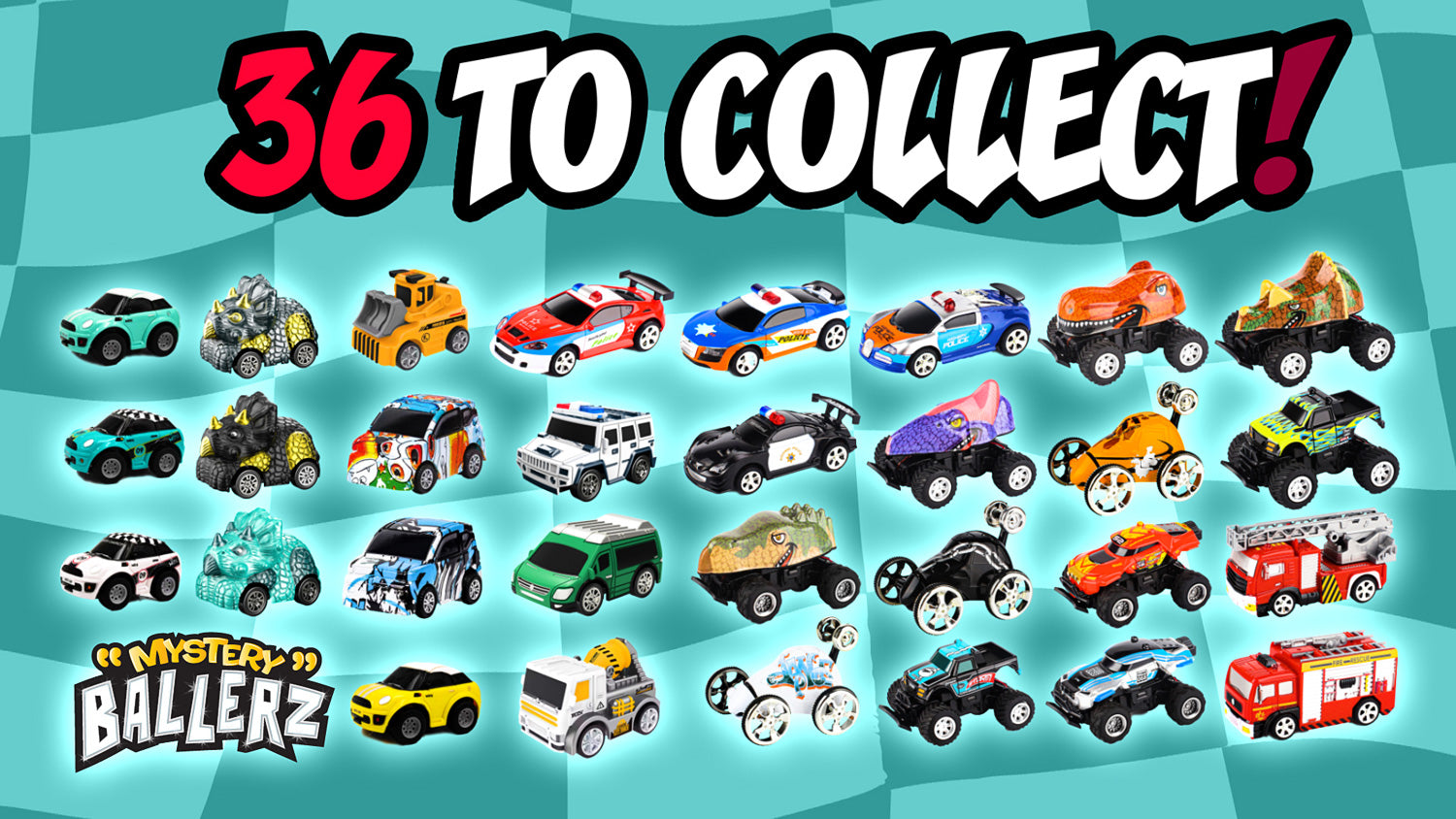 Mystery Ballerz Yllätyspallo Radio-Ohjattava Auto