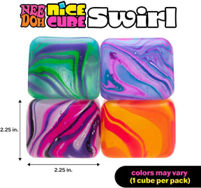 NEEDOH Nice Cube Swirl Puristeltava Kuutio