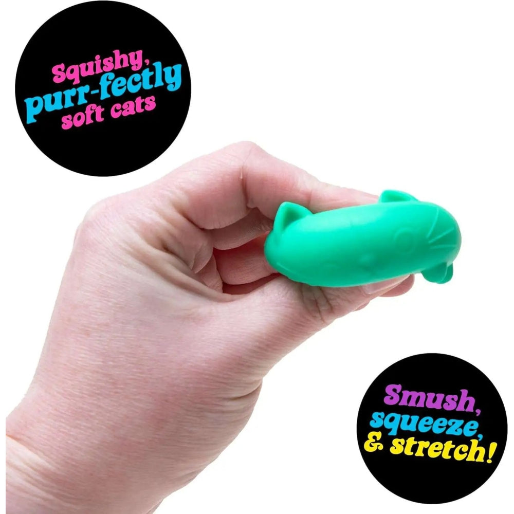 NEEDOH Teenie Cool Cats Puristeltava Kissa 4kpl