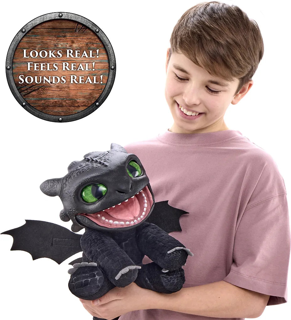Näin Koulutat Lohikäärmeesi Toothless Real FX Puppetronic Interaktiivinen Pehmolelu