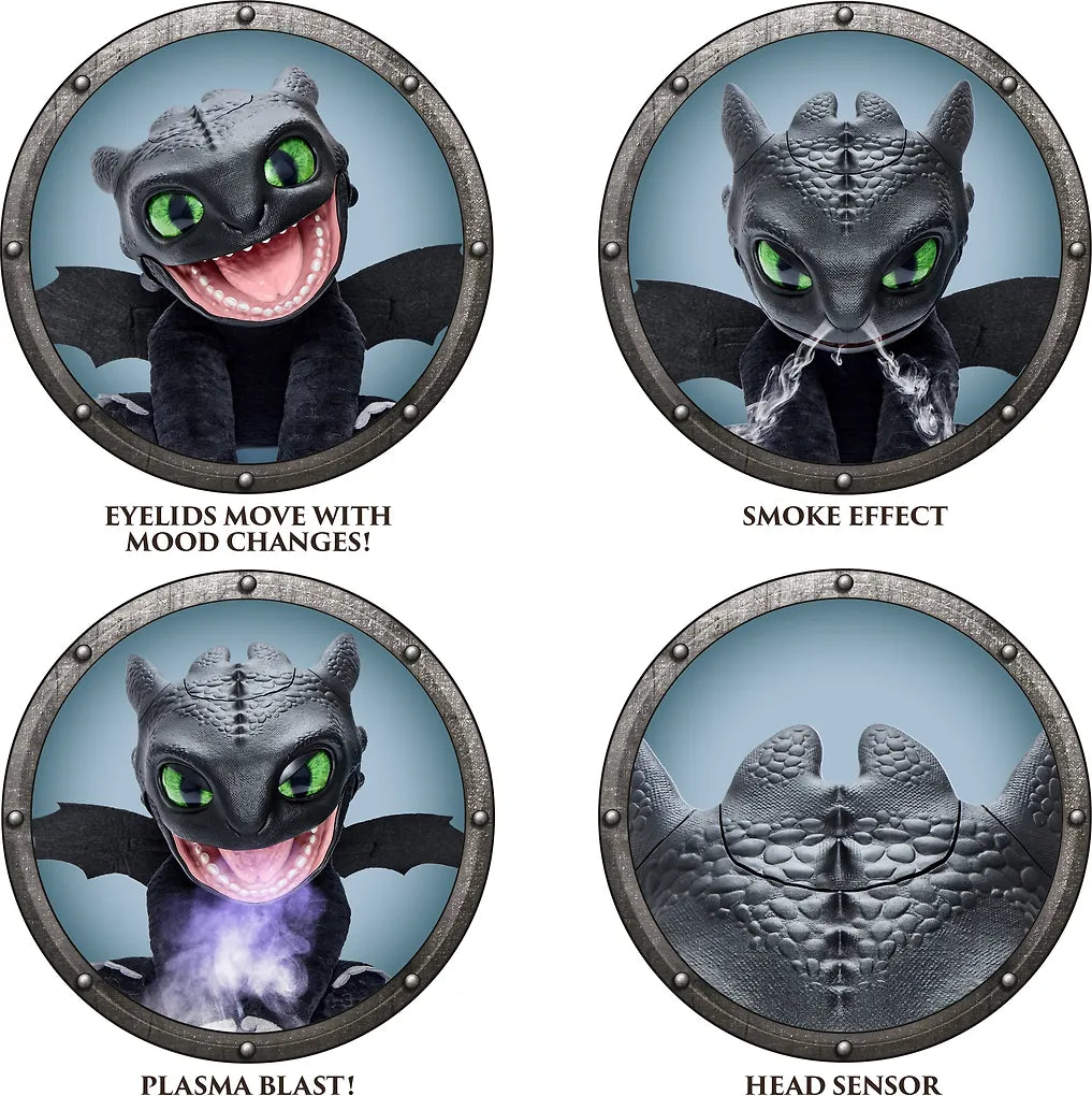 Näin Koulutat Lohikäärmeesi Toothless Real FX Puppetronic Interaktiivinen Pehmolelu