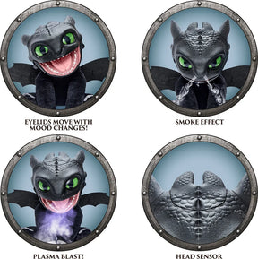 Näin Koulutat Lohikäärmeesi Toothless Real FX Puppetronic Interaktiivinen Pehmolelu