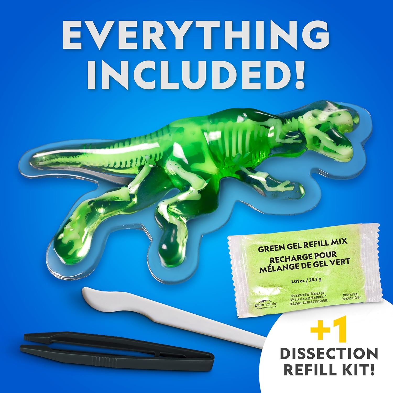 National Geographic Glow In The Dark Rakennettava Tyrannosaurus Rex