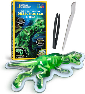 National Geographic Glow In The Dark Rakennettava Tyrannosaurus Rex
